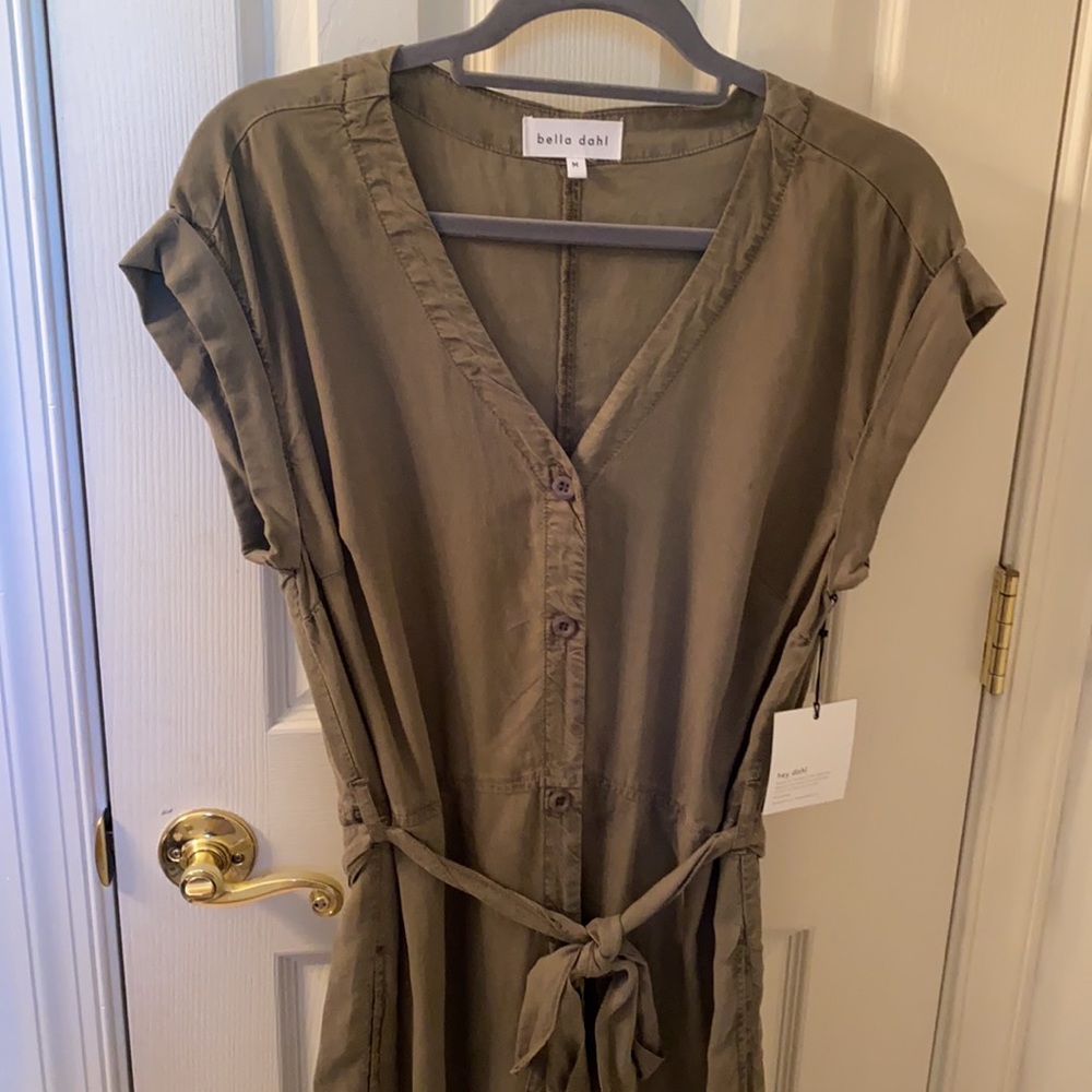 Bella Dahl Olive Jumpsuit